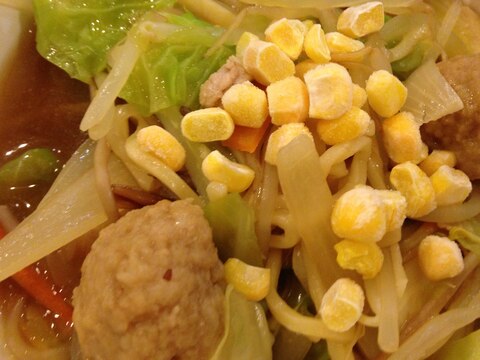 肉団子味噌バターコーンラーメン